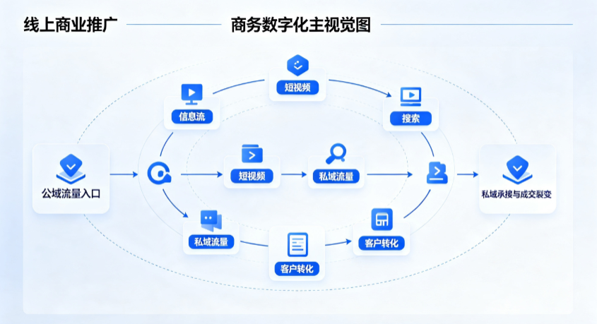 沙河口区线上商业推广怎么做？全域流量闭环搭建与低成本转化实战指南